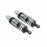 LOS314004 Shock Assembly, Front, Aluminum, (2): Mini-T 2.0