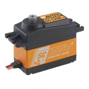 SAVSC1258TGP Standard Size Coreless Digital Servo with Soft Start, 0.08sec / 166.6oz @ 6V