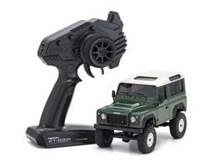 KYO32529GR Mini-Z 4x4 Series MX-01 ReadySet Landy Rover Defender 90 Coniston Green