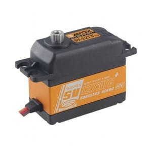 SAVSV1273TGP High Voltage Coreless Digital Servo with Soft Start, 0.055sec / 347.2oz @ 8.4V