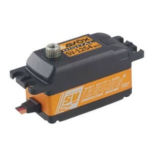 SAVSV1254MGP High Voltage Coreless Low Profile Digital Servo with Soft Start, 0.085sec / 208.3oz @ 7.4V