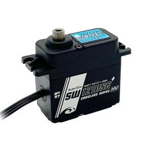 SAVSW1210SGP-BE Waterproof High Voltage Coreless Digital Servo with Soft Start .13sec / 444.4 @ 7.4V - Black Edition