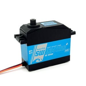 SAVSW0241MGP Waterproof 1/5th Scale Digital Servo with Soft Start, 0.17sec / 555oz @ 7.4V