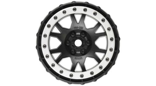 PRO276303 Impulse Pro-Loc Black Wheels with Gray Rings (2): X-Maxx
