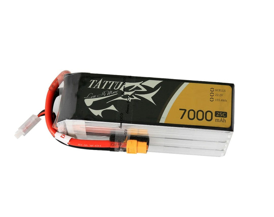 TA-25C-7000-6S1P-XT60 Tattu - 084 - 7000mAh 6S1P 22.2V 25C LiPo XT60