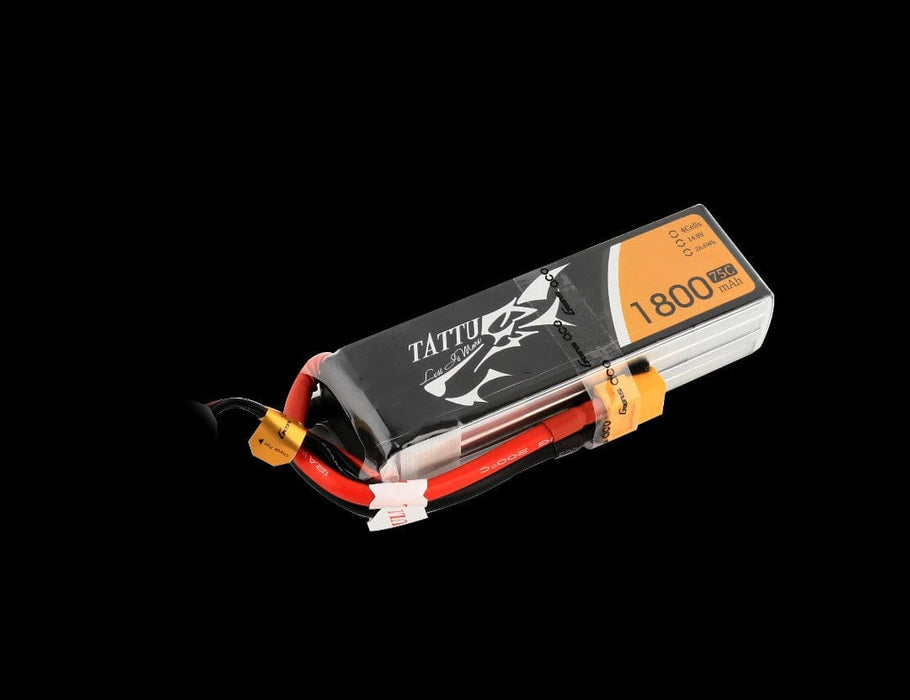 TA-75C-1800-4S1P-XT60 1800mAh 4S1P 14.8V 75C LiPo XT60