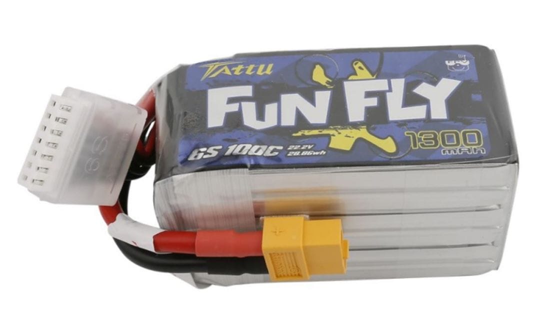 TA-FF-100C-1300-6S1P 1300mAh 100C 22.2V 6S1P LiPo XT60