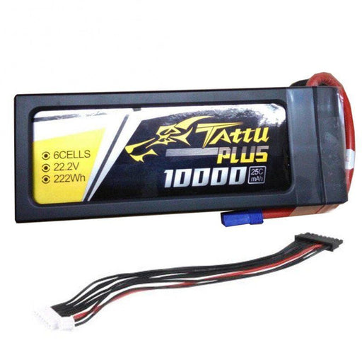 TA-P2-25C-10000-6S1P-EC5 Tattu Plus - 529 - 22.2V 25C 10000mAh 6S Lipo Smart Battery Pack with EC5