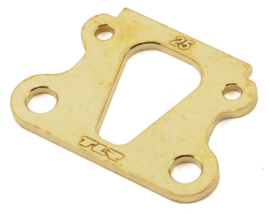 TLR1049 Brass Kick Angle Shim, 25 Degrees: 22