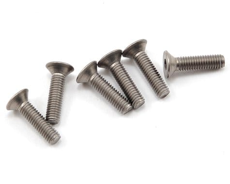 TLR5812 Titanium 3x12mm Flat Head Screw (6)