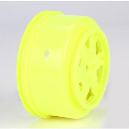TLR7004 Wheel, Yellow (2): 22SCT