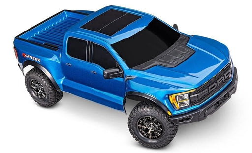 TRA101076-4BLUE Traxxas Ford Raptor R - Metallic Blue YOU will need this part #TRA2994   to run this truck