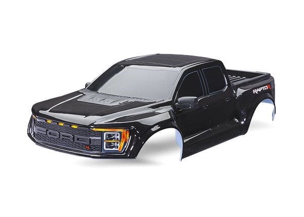 TRA10112-BLK Traxxas Body, Ford Raptor R, Complete (Black)
