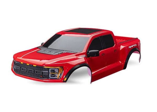 TRA10112-RED Traxxas Body, Ford Raptor R, Complete (Red)