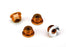 TRA1747T Traxxas 4mm Aluminum Flanged Serrated Nuts (Orange) (4)