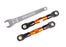 TRA2443T Traxxas Camber links, rear Orange