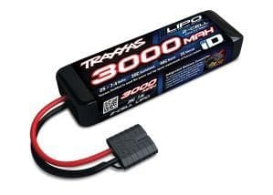 TRA2827X Traxxas 3000mAh 2S 7.4V 20C 2-Cell LiPo iD Battery