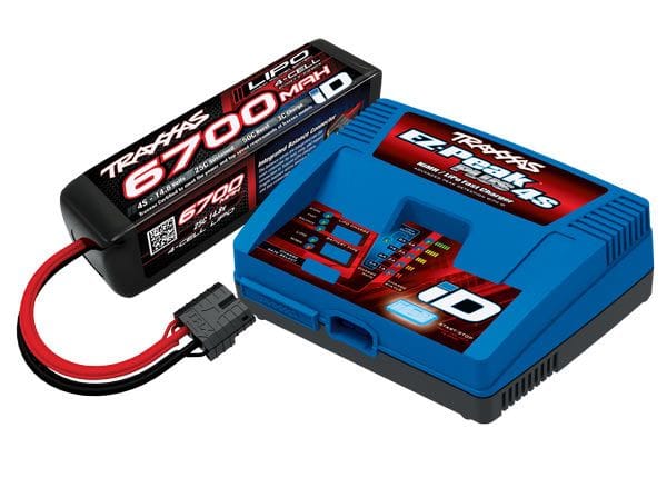 TRA2998 Traxxas EZ-Peak Plus 4S Completer Pack 6700mAh LiPo's