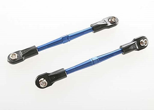 TRA3139A Traxxas 59mm Aluminum Turnbuckle Toe Link (Blue) (2)