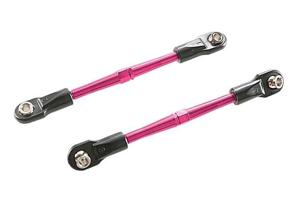 TRA3139P Traxxas 59mm Aluminum Turnbuckle Toe Link (Pink) (2)