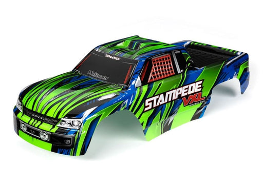 TRA3620G Traxxas Body, Stampede VXL, Green & Blue (Painted)