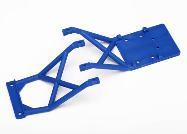 TRA3623X Traxxas Front & Rear Skid Plate (Blue) (Son-uva Digger)