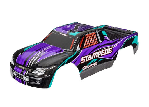TRA3651P Traxxas Body, Stampede Purple (Painted, Decals Applied)