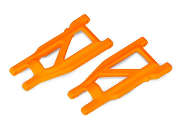 TRA3655T Suspension arms, orange, front/rear (left & right) (2) (heavy duty, cold weather material)