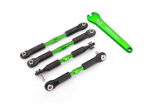 TRA3741G Traxxas Aluminum Turnbuckle Camber Link Set (Green) (4)