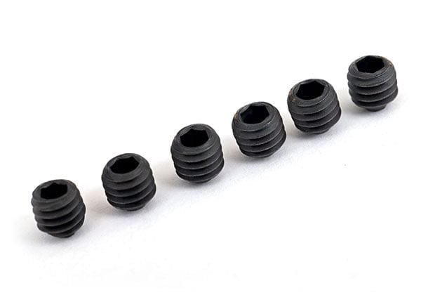 TRA4897X Traxxas Screws, Set (Grub), 4mm (With Heavy Duty Threadlock) (6)