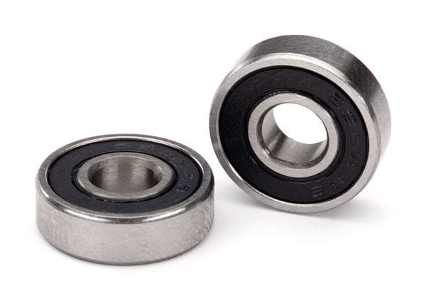 TRA5099A Ball Bearing Black Rubber Sealed 6X16X5mm (2)
