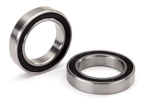 TRA5107X Traxxas Ball bearing, black rubber sealed, stainless (17x26x5) (2)