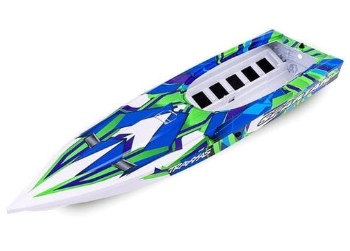 TRA5737G Traxxas Hull, Spartan, Green Graphics (Fully Assembled)