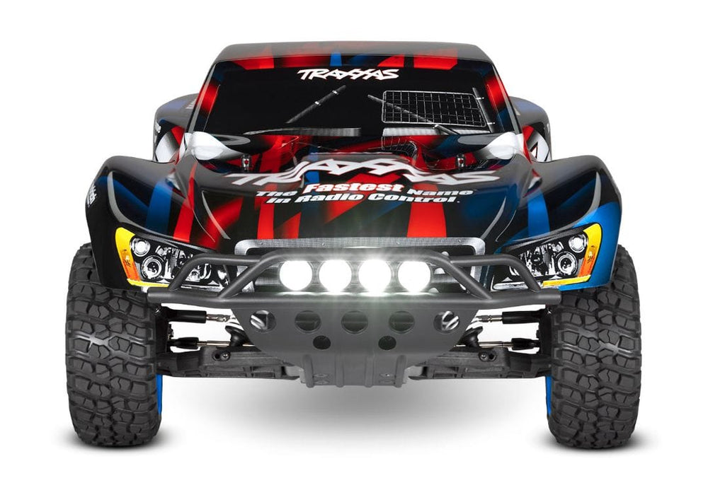 TRA58034-61 Traxxas Slash RTR 2WD Brushed with Battery/Charger Red/Blue LE***for the best run time you will need part# Tra2992***