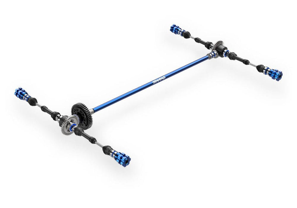 TRA64077-3BLUEX Traxxas XO-1 - 1/7th RTR Electric 4WD On Road Sedan BlueX YOU will need this part #TRA2990   to run this truck