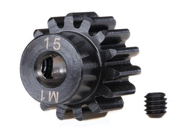 TRA6487R Traxxas Mod 1 Machined Pinion Gear 5mm Shaft (15)