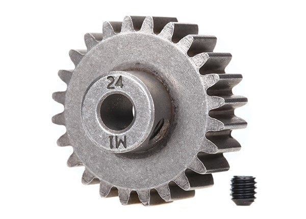 TRA6496X Traxxas Mod 1 Steel Pinion Gear 5mm Shaft (24)