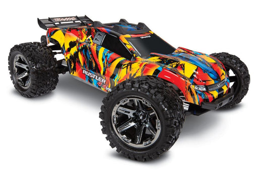 TRA67076-4SLRF Traxxas Rustler VXL 1/10 RTR 4x4 Stadium Truck - Solar Flare**SOLD SEPARATELY YOU will need this part # TRA2994 to run this truck