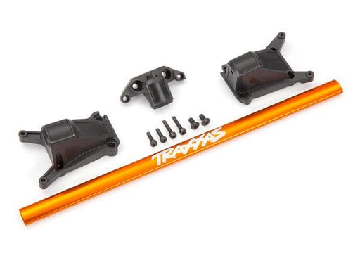 TRA6730A Traxxas Chassis brace kit, orange (fits Rustler 4X4 or Slash 4X4 models equipped with Low-CG chassis)