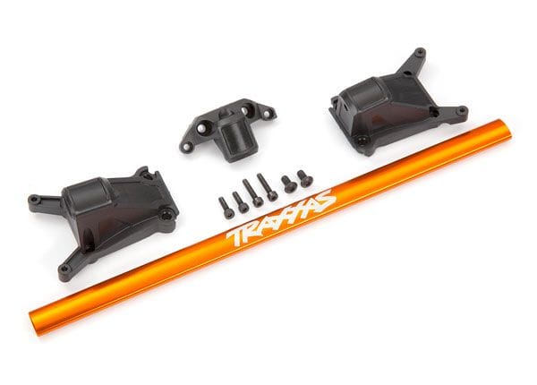 TRA6730A Traxxas Chassis brace kit, orange (fits Rustler 4X4 or Slash 4X4 models equipped with Low-CG chassis)