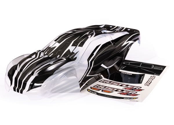 TRA6734L Traxxas Body, Rustler 4X4, Prographix Decal Sheet