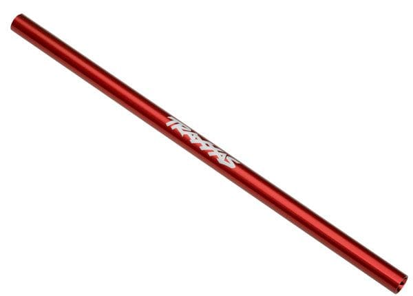 TRA6765R Driveshaft, center, 6061-T6 aluminum (red-anodized) (189mm)