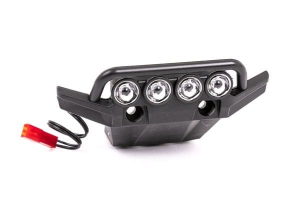 TRA6791 Traxxas Bumper, Front Led Lights Installed Rustler 4x4