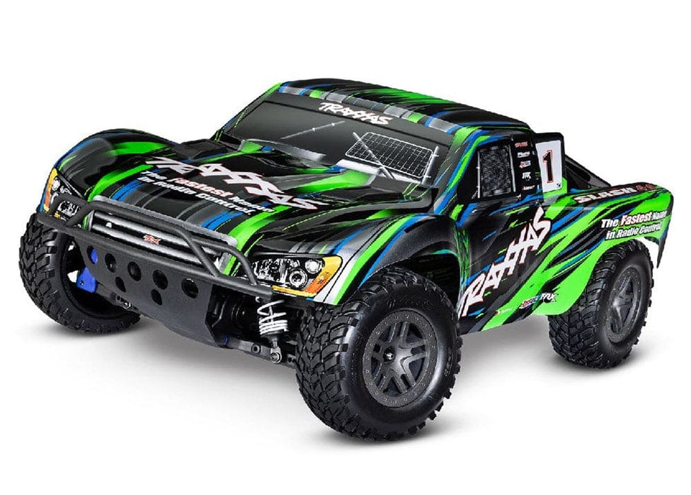 TRA68154-4GREEN Traxxas Slash 1/10 4X4 Brushless Short Course Truck RTR - Green**Free battery charger with the purchase of this truck. Please add TRA2827X and TRA2920 to your order  to get it free.** if you order from this promotion it is final sale