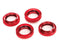 TRA7767R Spring Retainer Red-Anodzied Alum GTX Shocks