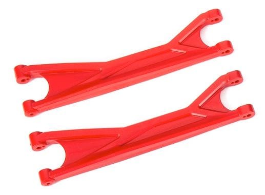 TRA7892R Suspension arms, upper, red (left or right, front or rear) (2) (for use with #7895 X-Maxx® WideMaxx® suspension kit)