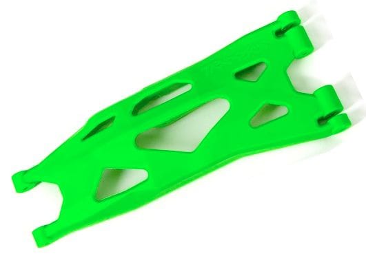 TRA7893G Suspension arm, lower, green (1) (right, front or rear) (for use with #7895 X-Maxx® WideMaxx® suspension kit)
