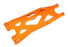 TRA7894T Suspension arm, lower, orange (1) (left, front or rear) (for use with #7895 X-Maxx® WideMaxx® suspension kit)