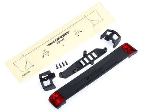 TRA8117 Traxxas Tailgate panel/ tail light lens (2) (left & right)/ moun