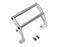 TRA8138 Traxxas Push bar, bumper, chrome (assembled) (fits #8137 bumper)